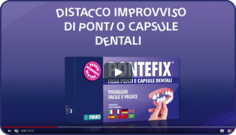 Pontefix Video dimostrazione funzionamento, Cemento provvisorio per corone  dentali, fissare ponti e capsule dentali, colla per denti, come incollare  un ponte dentale, colla per denti provvisori in farmacia